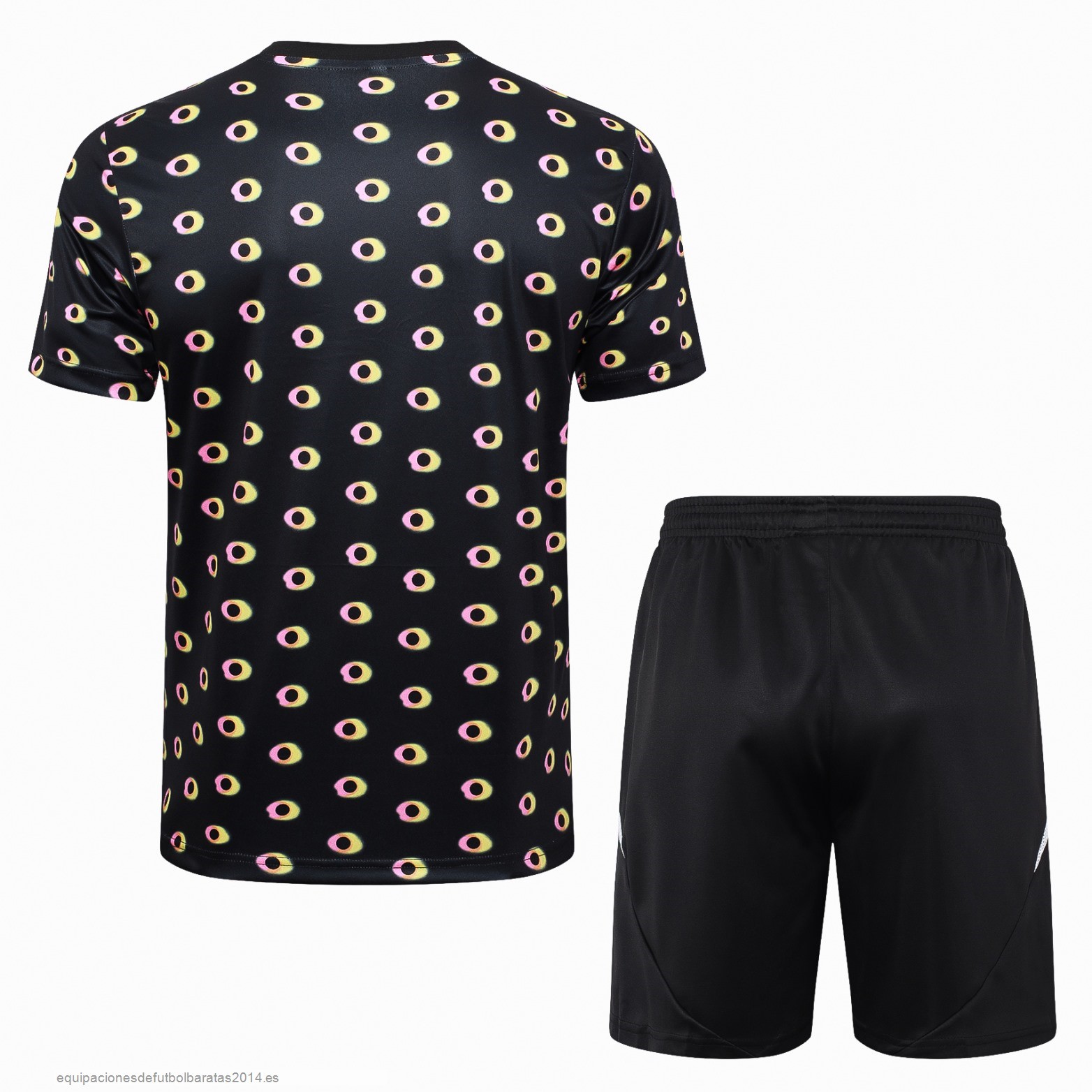 Nuevo Entrenamiento Conjunto Completo Juventus 24/25 Negro Blanco Baratas